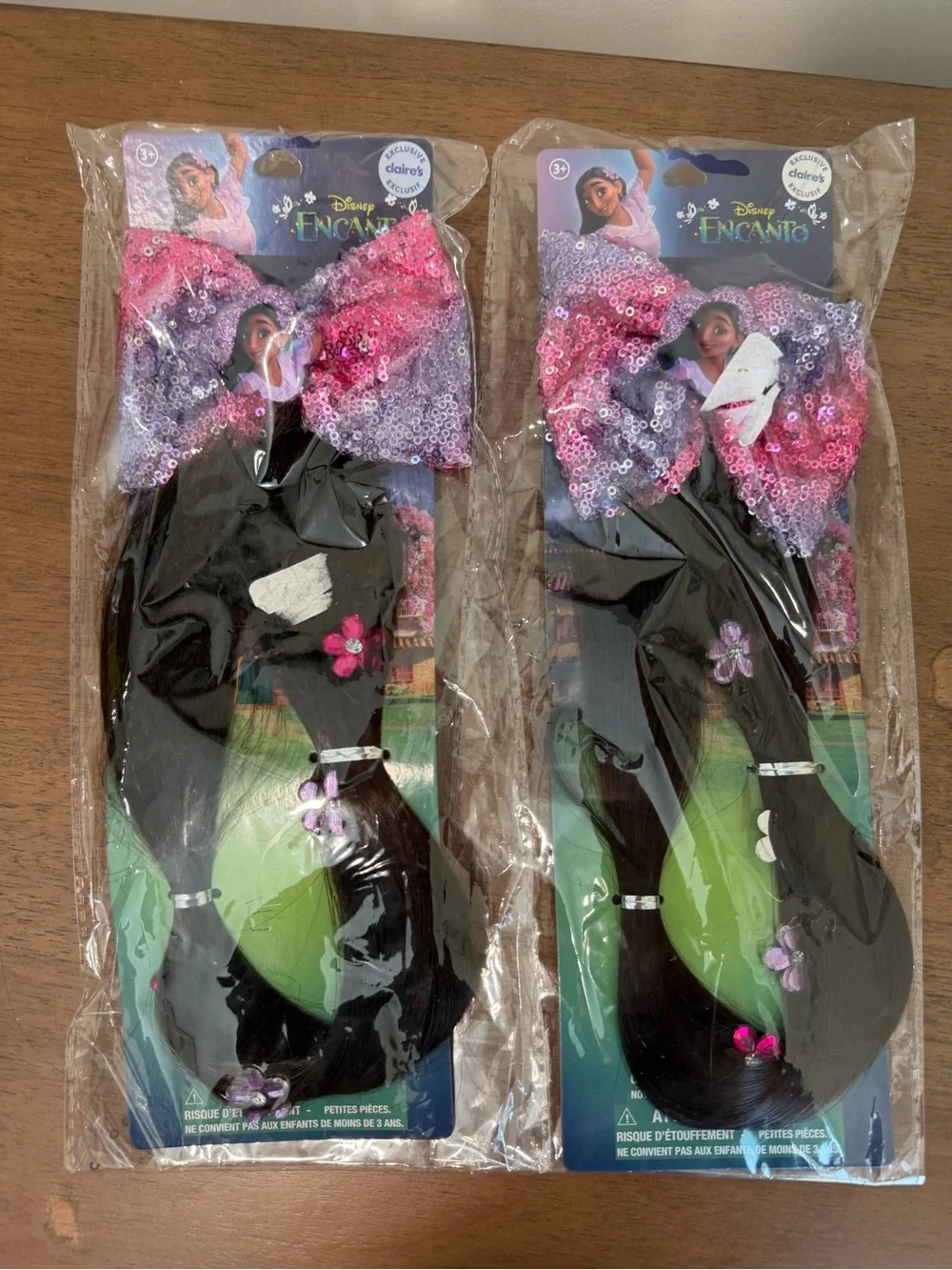Disney Encanto Isabela hair clip and bow set of 2 NWT